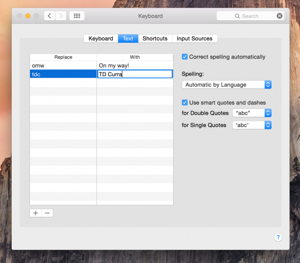 simplemind shortcuts mac