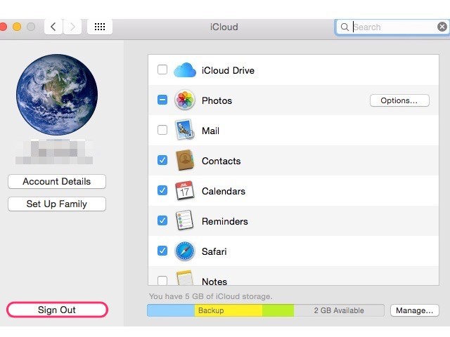 how to log off mail on mac