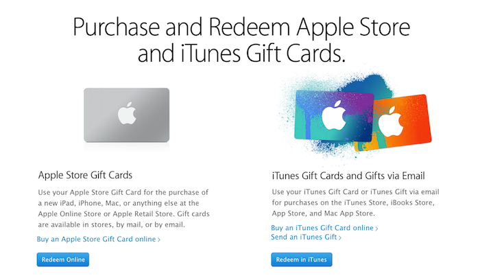 apple store e gift card