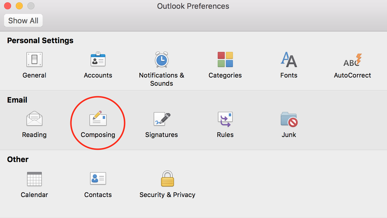 use your google email signature in outlook 2016 for mac