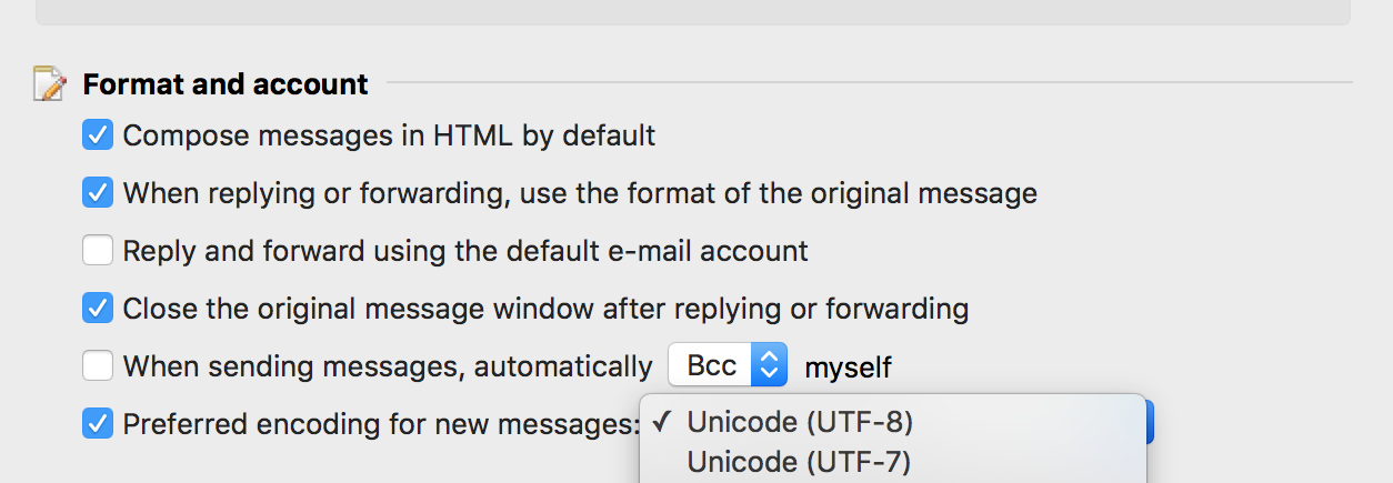 i can no longer get special characters in outlook 2011 for mac