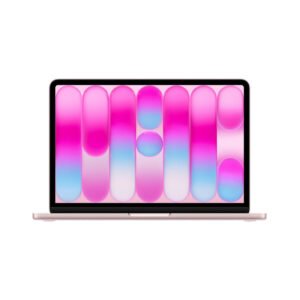 13-inch MacBook Neo featuring the Apple A18 Pro chip with a 6-core CPU and 5-core GPU, 8GB unified memory, and 256GB SSD storage, finished in elegant Blush (Z1TU).